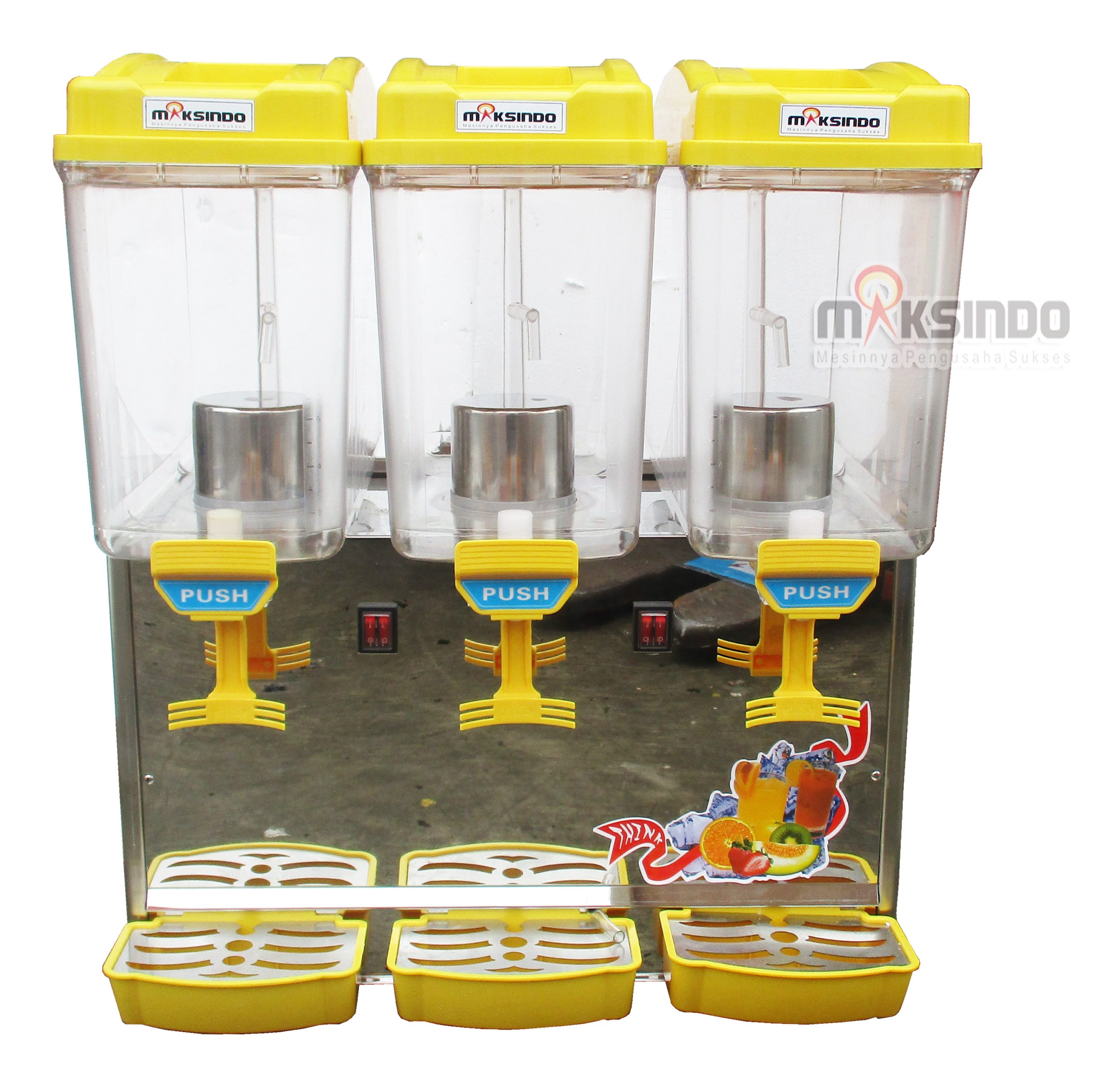 Jual Mesin Juice Dispenser 3 Tabung (17 Liter) – DSP17x3 di Banjarmasin