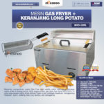 Jual Mesin Gas Fryer MKS-G20L + Keranjang di Banjarmasin