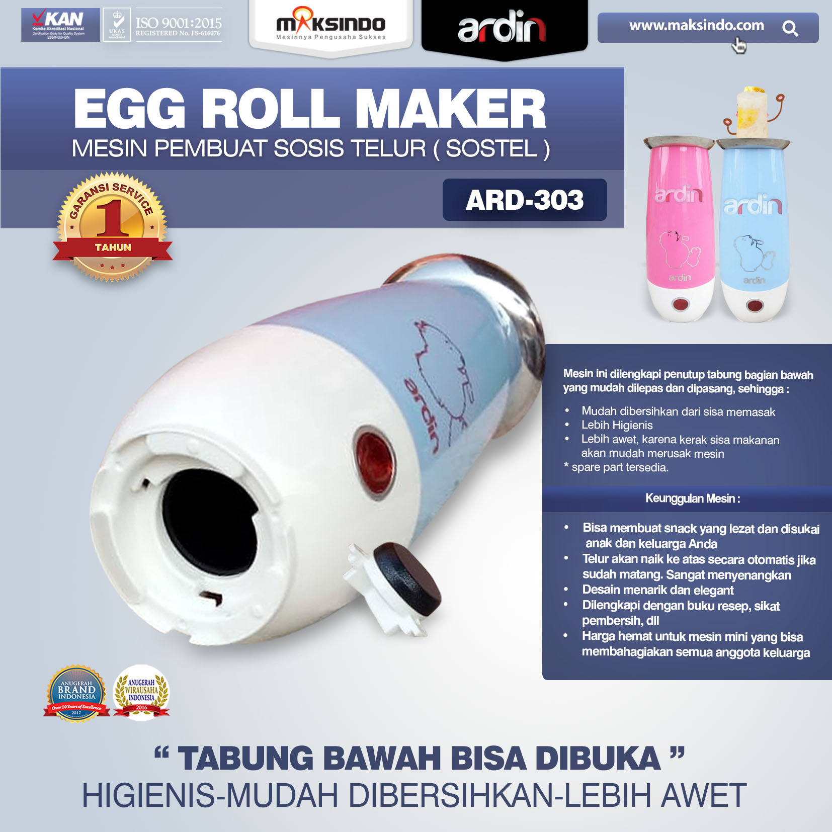 Jual Egg Roll Maker (ARD-303) di Banjarmasin