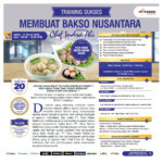 Training Cerdas Membuat Bakso Nusantara, Sabtu 14 Maret 2020