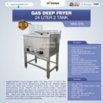 Jual Gas Deep Fryer 24 Liter 2 Tank (G74) di Banjarmasin
